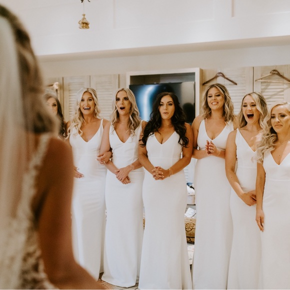 White Lulus Dress - Picture 1 of 3